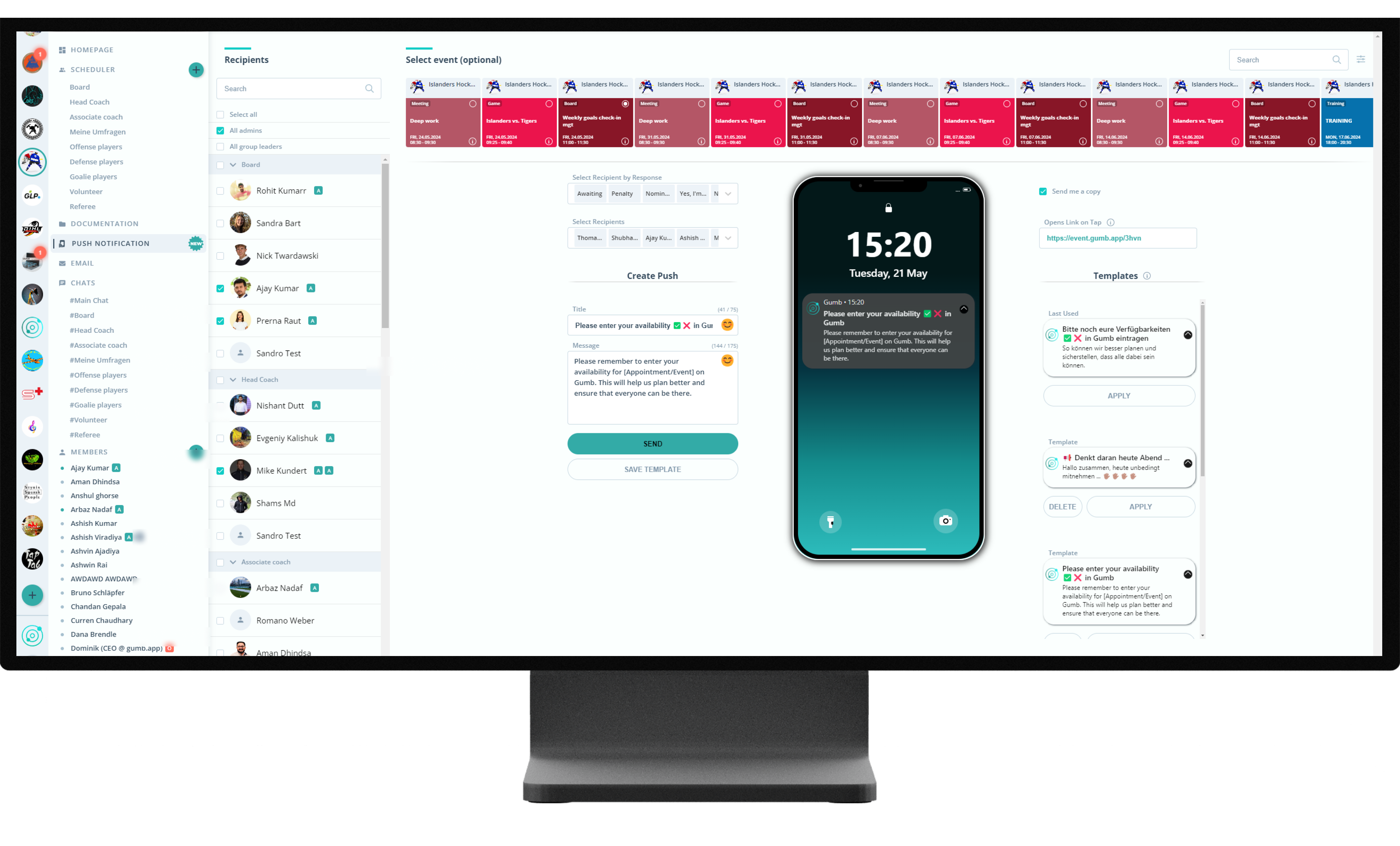 Scheduling Next-Level ,[object Object],Team Communication img