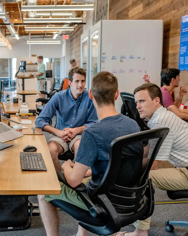 Startup team in the office